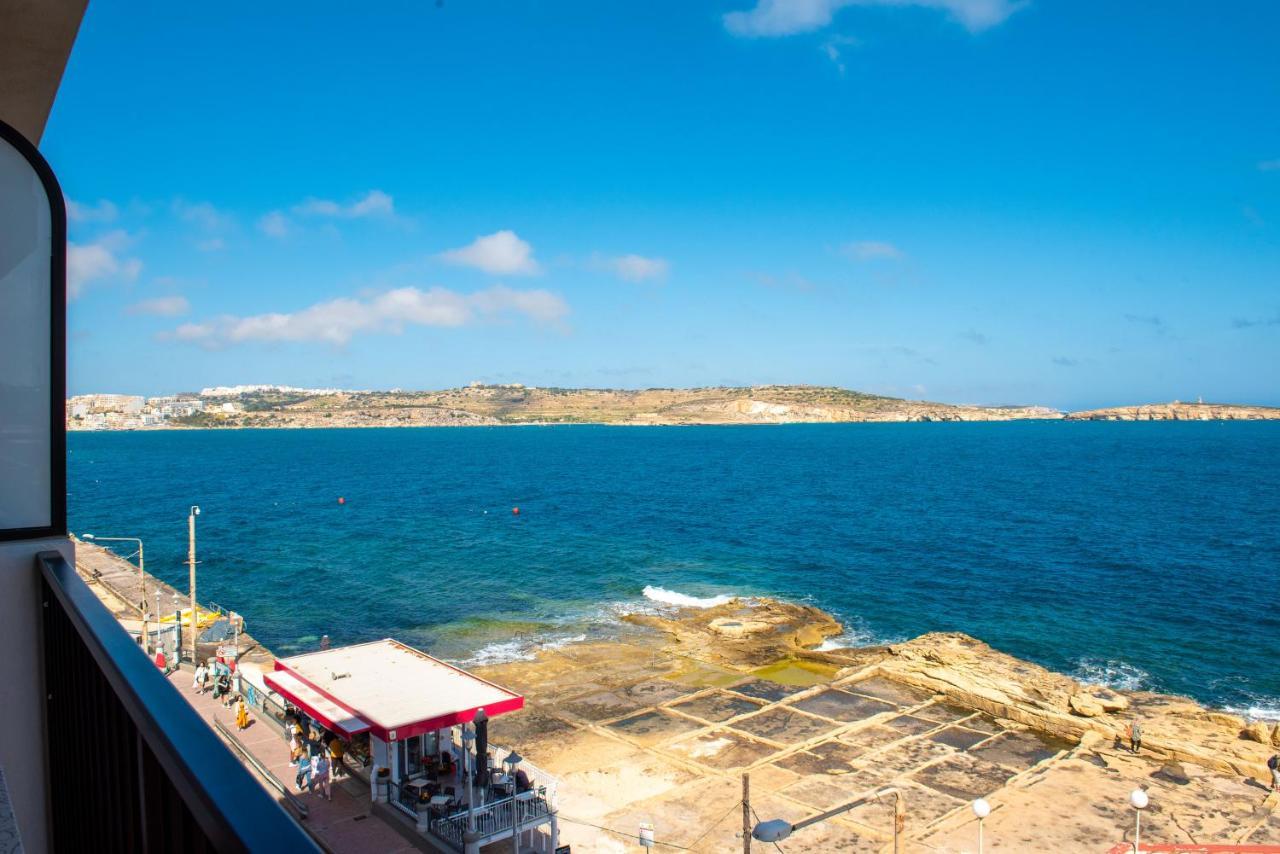 Islet Promenade Seafront 1 Bedroom Apartment With Sea View Balcony By Getawaysmalta San Pawl il-Baħar Kültér fotó